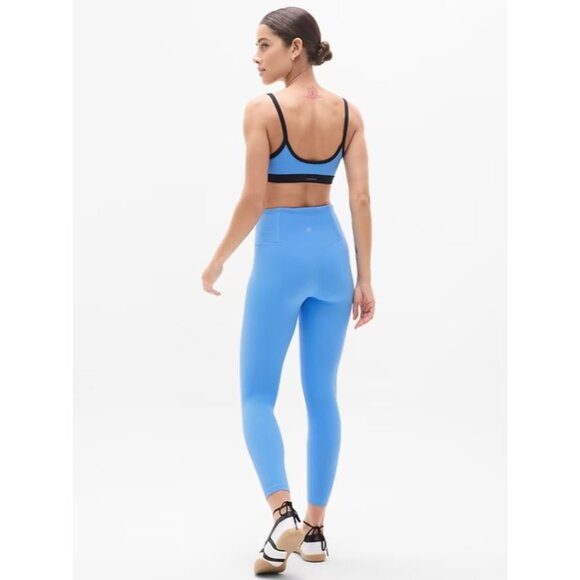 New Athleta 2X Ultra High Rise Elation 7/8 Leggings Cornflower Blue 2X Plus - Picture 5 of 6